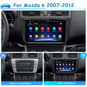 For Mazda 6 2007-2012 Android 13 Car Stereo Radio GPS Navi Apple CarPlay 2+64G - Bild 1 von 19