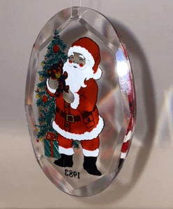 1983 Color Images Black Santa Clause Ornament National Fund Raisers NFR In Box - Picture 1 of 8