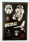 RARE LEGO Star Wars Day - May 4th Promo Sticker Sheet 2021 - Grogu Darth Vader