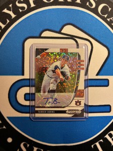 Tanner Burns 2020 Panini Prizm Draft Picks /50 Auto PDP36 White Disco Autograph
