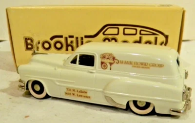 MODELOS BROOKLIN 1953 PONTIAC DELIVERY LA SALLE FLORISTERÍA 1/43 MODELO FUNDIDO A PRESIÓN SIN USAR, EN CAJA Foto 1 de 4