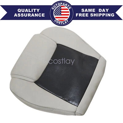 For 2006-2010 Jeep Commander PERF Driver Bottom Leather Seat Cover 2-Tone Gray - image 1 of 4