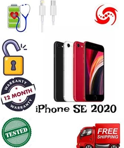 Good Condition iPhone SE 2020 64GB Unlocked to all Network-Trusted Seller - Afbeelding 1 van 1