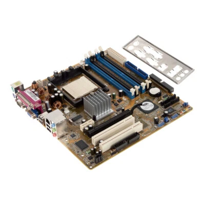 Scheda Madre mATX ASUS A8V-VM SOCKET 939 DDR PCIe PCI - Immagine 1 di 3