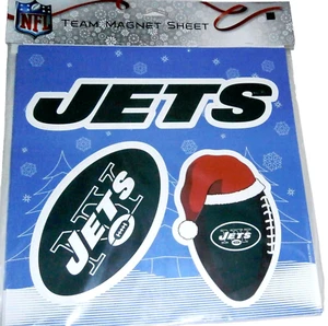 New York Jet's ~HOJA MAGNÉTICA EQUIPO ~ 3 imanes - Imagen 1 de 1