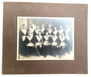 Original Group Photo of Freemasons by Albert Photograph, 20th Century - Picture 1 of 5