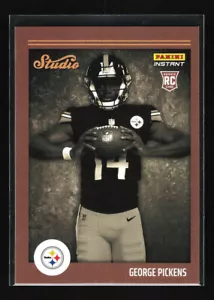George Pickens 2022 NFL Panini Instant Studio RC #S18 /911 - Bild 1 von 2