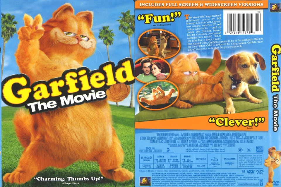 792 AA NEW SEALED DVD REGION 4 GARFIELD  - image 1 of 1