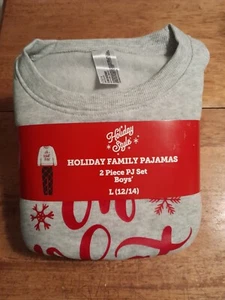 Holiday Style Boys 2 Piece L (12~14) Pajama Set NWT - Picture 1 of 6