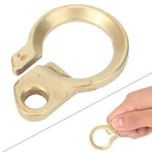 EDC Outdoor Travel Solid Brass Key Chain Key Carabiner Bottle Opener Tool Sport - Picture 1 of 8