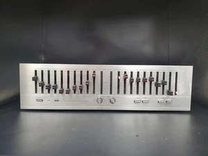 Ecualizador de Frecuencia Estéreo Vintage BSR Modelo EQ-110X 10 Bandas Cara Plateada PROBADO - Imagen 1 de 13