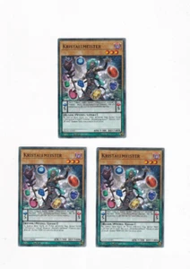 Yugioh FLOD-DE092 Kristallmeister (Common) - Playset (3x) - Bild 1 von 1