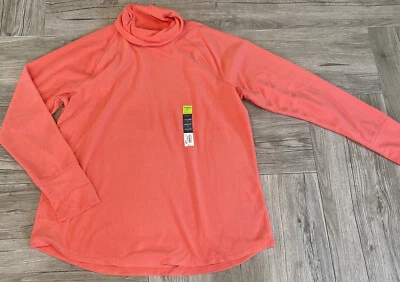 Tek Gear Essential Gear Super Soft Fleece Turtle Neck Spanish Coral - Image 1 of 3