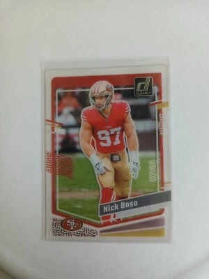 2023 PANINI CLEARLY DONRUSS #44 Nick Bosa, San Francisco 49ers - Image 1 of 2