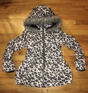 AMY BYER GIRL'S Cheetah   COAT, JACKET Size XL(16) - Picture 1 of 12