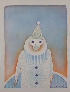 Jean-Michel FOLON : Le Clown, Héliogravure signée, 1982 - Picture 1 of 8