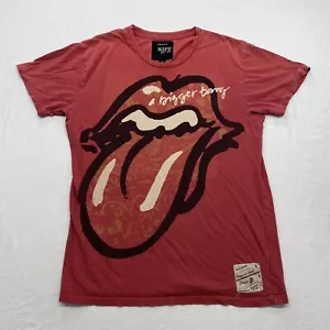 Rolling Stones Riff Stars T Shirt Adult Small Red Short Sleeve Lightweight - Picture 1 of 11