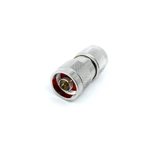 10pcs RF Coax Connector N Adapter N Male to N Male Teflon Insulation Gold Pin - Picture 1 of 6