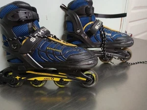 Schwinn ABEC-5 Inline Skates blau Rollschuhe Jungen Jugend verstellbar Größe 5-8 - Bild 1 von 6