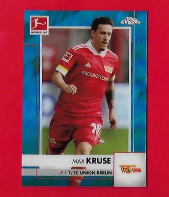 Topps 2020-21 cromo Bundesliga Max Kruse/150 refractor azul FC Union Berlin #14 Foto 1 de 2