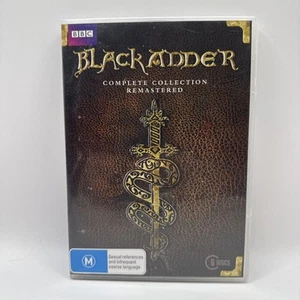 Black Adder Colección Completa Remasterizada DVD 6x Juego de Caja de Disco Región 4 PAL EN MUY BUENA CONDICIÓN - Imagen 1 de 5