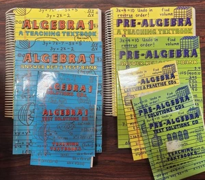 Teaching Textbooks Pre- and Algebra 1 1st Edition Set W/cd Textbook Answer Key - Picture 1 of 1
