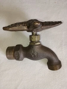 White Swan Garden Faucet Starfish Handle Made In USA - Picture 1 of 18