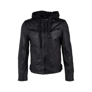 Mauritius Men's Kayto Genuine Leather Jacket with Detach Hoodie - Picture 1 of 3