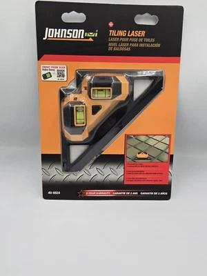 Johnson Level Tool 40-6624 Tiling Laser 2 Peroendicular Lasers 2 Leveling Vials - Image 1 of 4