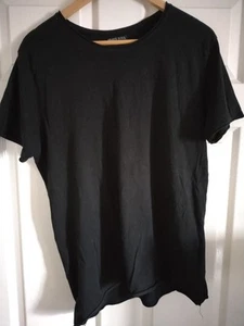 Mens Brave Soul Black T-Shirt Large - Picture 1 of 3
