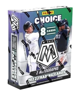 2022 Panini Mosaic Choice Baseball Hobby Box — 2 Autographs per Box! — Sealed - Picture 1 of 2