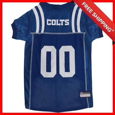 Comfortable Medium Indianapolis Colts Dog Jersey - Perfect for Small Pets! - Image 1 of 4