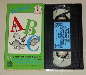 VHS Dr. Seuss's ABC Video Beginner Book Video All Tapes Tested - Picture 1 of 2