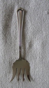 Mary Warren um 1910 Manchester Sterlingsilber Rauchlachs Sardine Serviergabel - Bild 1 von 3