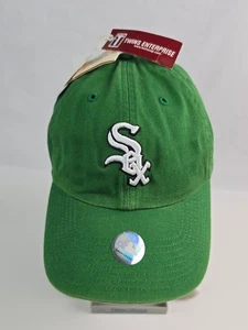 Chicago White Sox Green 4-leaf Clover Strap back baseball hat Murray's Irish - Picture 1 of 9