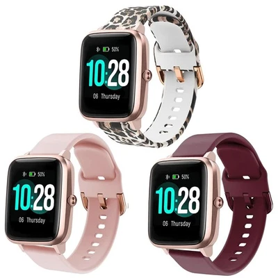 Bands Compatible with 19mm ID205L Veryfitpro Smart Watch, Quick Release Soft ... - Image 1 of 4