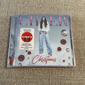 CHER Christmas CD TARGET Limited Edition Alternate Art LIGHT BLUE - New Sealed - Foto 1 di 3