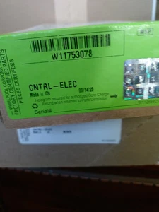 W11753078 OEM Whirlpool CNTRL_ELEC NUEVA CAJA DE ENTRADA ENVÍO GRATUITO - Imagen 1 de 2