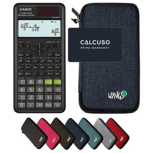 Casio fx-87DE Plus 2inkl. Schutztasche Blau - Wissenschaftlicher Rechner - Picture 1 of 6