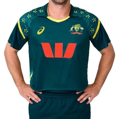 Australia Cricket T20 Jersey 2025/26 Men's T20 International Shirt New Season - Image 1 of 4