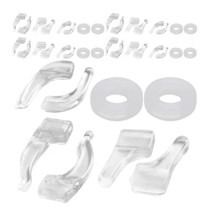 20 Paia Tappi Paraorecchie Occhiali Grip Gancio Comfort Fermi Grip - Foto 1 di 12