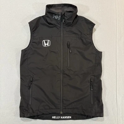 Helly Hansen Crew Sailing Vest Mens Small Black Honda Full Zip Windbreaker - Image 1 of 4