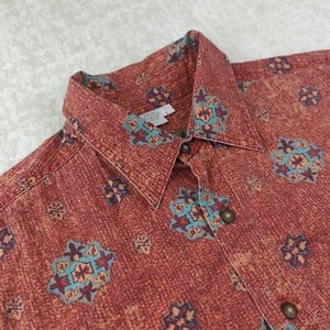 Vintage The Territory Ahead Shirt Mens L Colorful Aztec Southwestern 90s Y2K - Picture 1 of 11