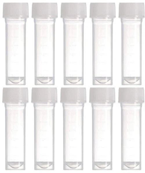 10x Schraubröhrchen 15ML Impermeable Luftdich Almacenaje Tubo Recipiente Tapa - Imagen 1 de 1