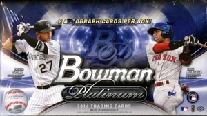 2016 Bowman Platinum Baseball Hobby Box Blowout Karten - Bild 1 von 2
