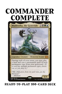 Muldrotha, the Gravetide GRAVEYARD RECURSION Magic MTG Custom Commander Deck - Picture 1 of 5
