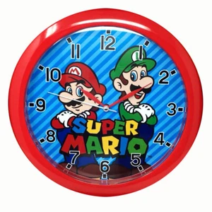 Super Mario Bros, Luigi 10" Wall Clock Kids Boy, Girl Decorative Clock Gift Room - Picture 1 of 6