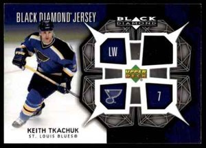 2007-08 Upper Deck Black Diamond Jerseys Keith Tkachuk St. Louis Blues #BDJ-KT