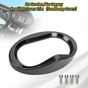 CNC Aluminum Headlight Lamp Bezels Covers Trim Set For Sur Ron for Segway Pair - Foto 1 di 12