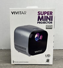 Vivitar スーパー ミニ ポータブル プロジェクター 1080P シルバー 新品 オープン ボックス